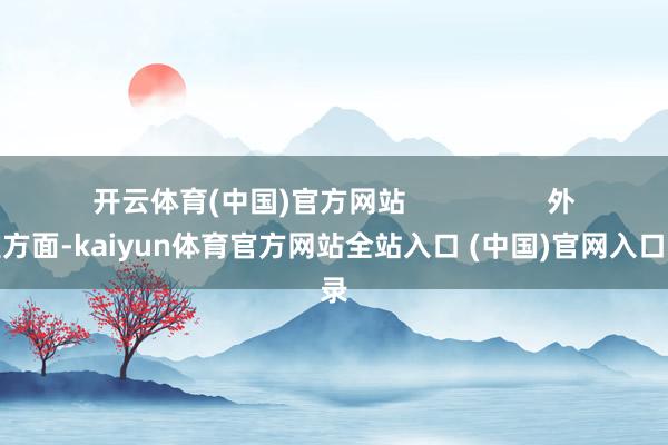 开云体育(中国)官方网站                  外不雅方面-kaiyun体育官方网站全站入口 (中国)官网入口登录